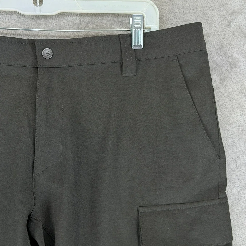 BYLT Premium Basics Kinetic Cargo Shorts‎ Mens 36 Black Stretch KN_CRGO_SHO_BLK
